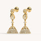 Designer Lab Diamond Jhumkhi  Earrings in 18KT Rose Gold – LFLR-0013